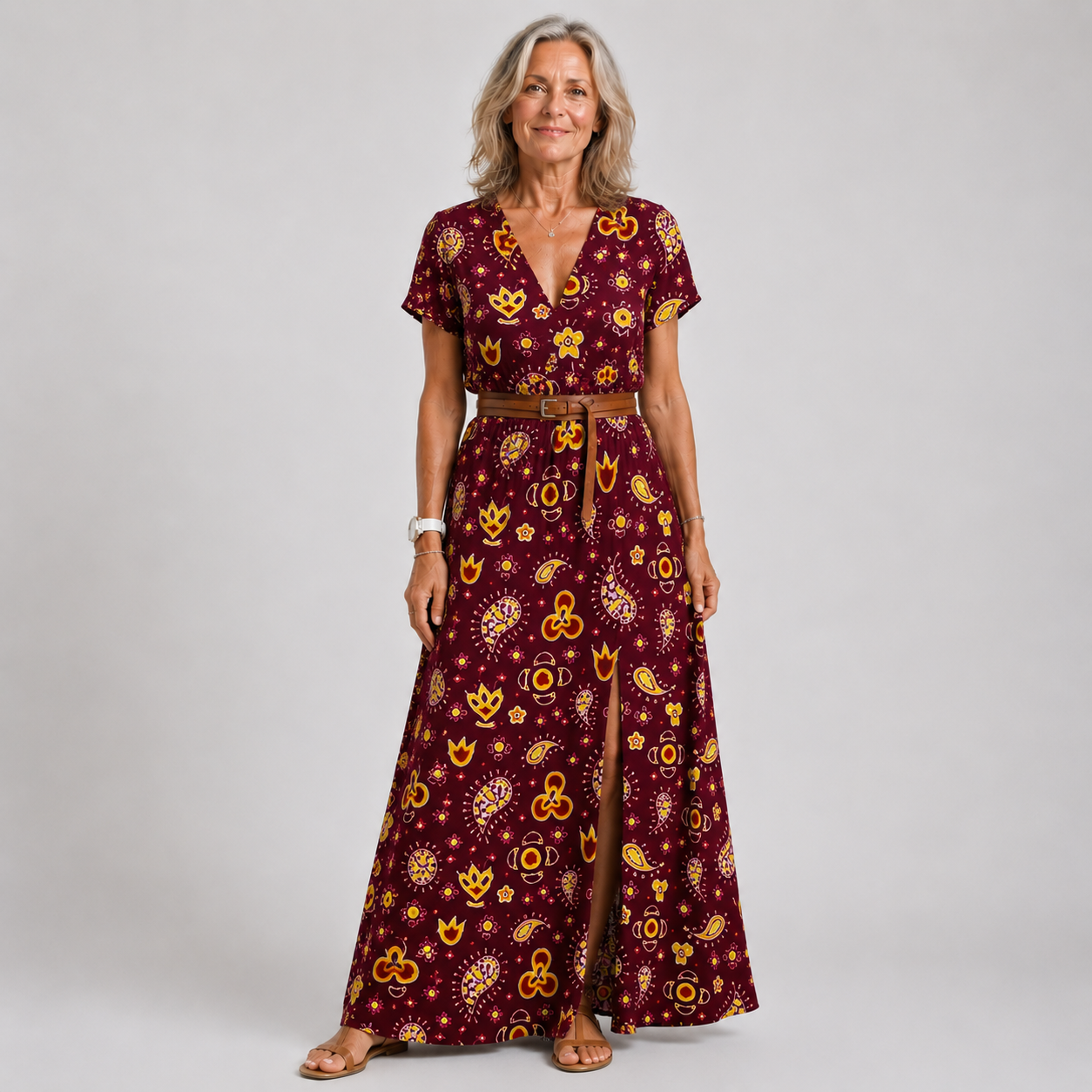Charissa | Elegant Floral Maxi Dress