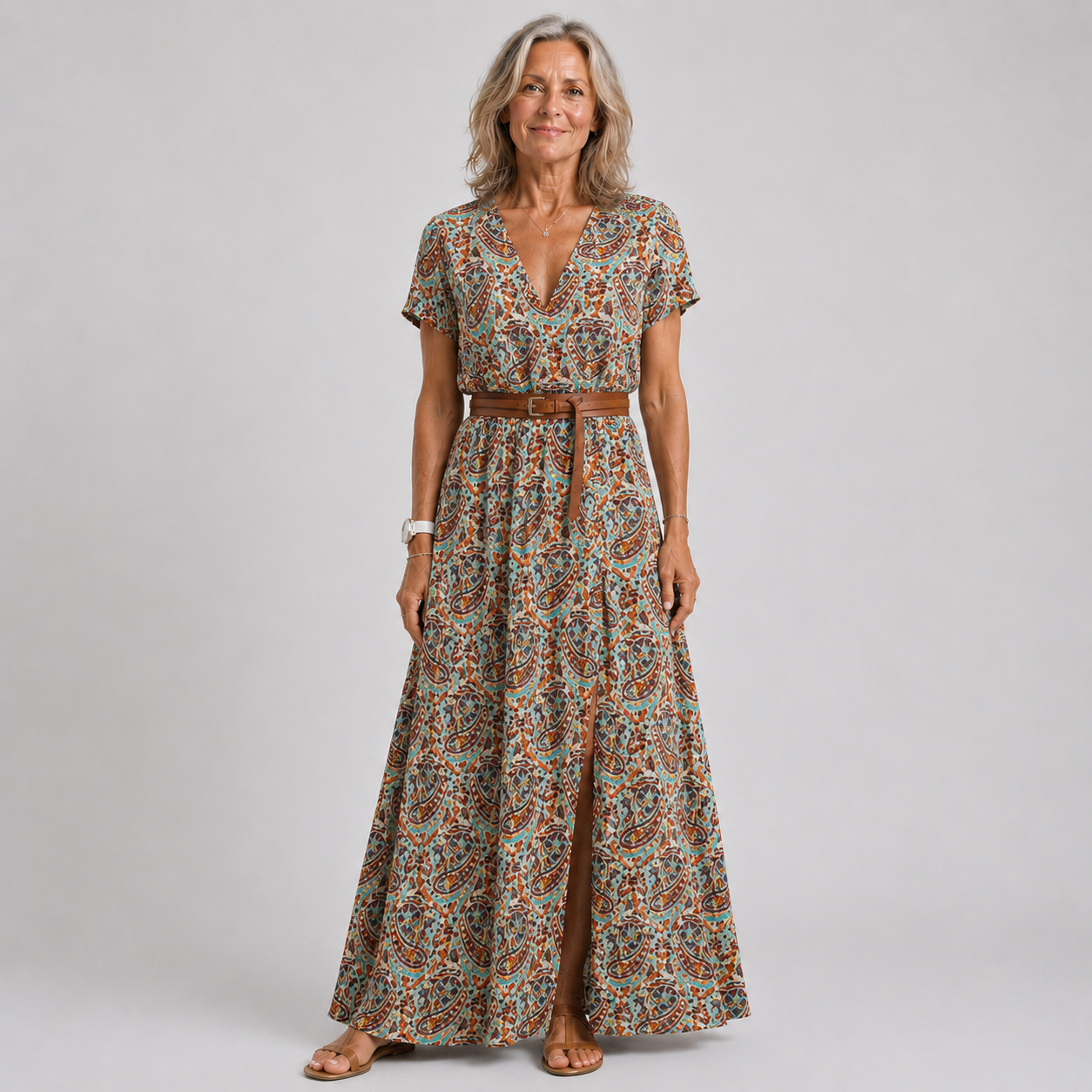 Charissa | Elegant Floral Maxi Dress