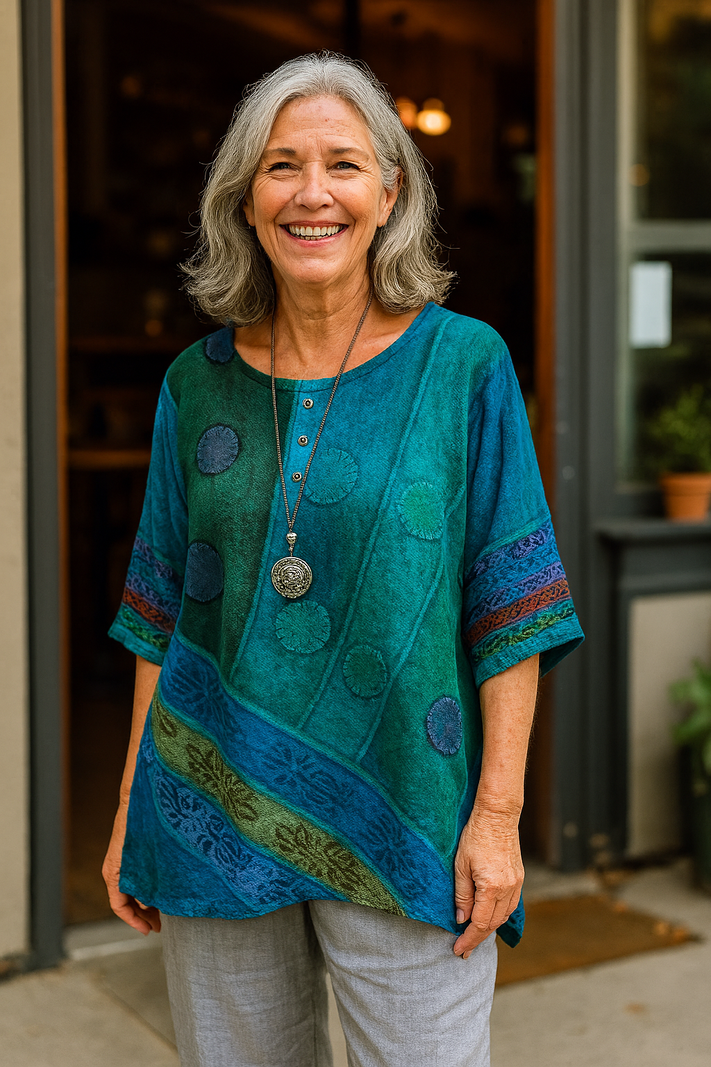 Ysolde | Artistic Top – Flows Gently, Flatters Beautifully (S-5XL)