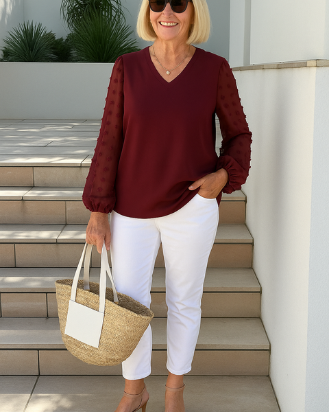 Evelyn Blouse | Confidence, Covered in Comfort