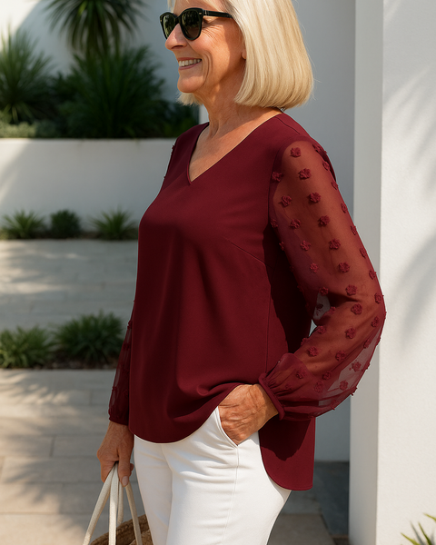 Evelyn Blouse | Confidence, Covered in Comfort