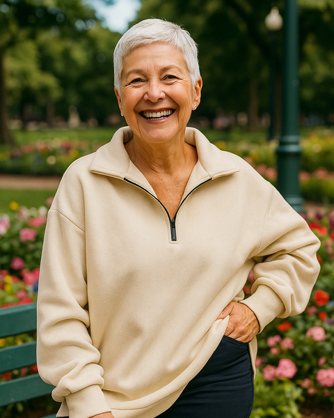 Bindi Quarter-Zip Knit