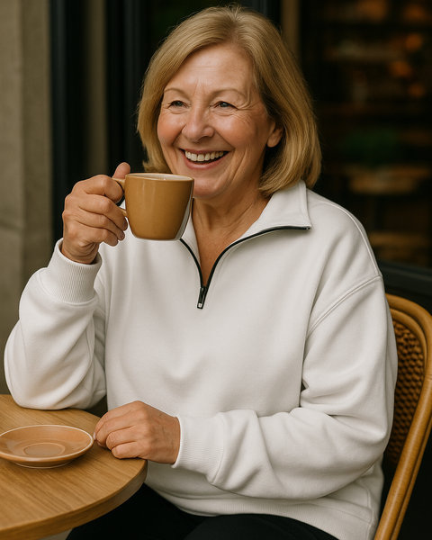 Bindi Quarter-Zip Knit