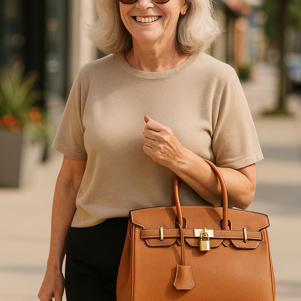Eleanor | Classic Leather Handbag – For Effortless Elegance