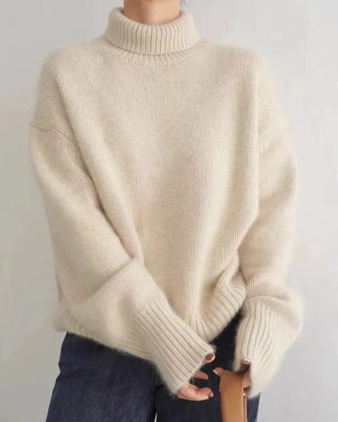 Amaya | Pull Col Roulé en Cachemire de Luxe