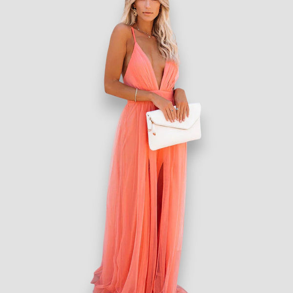 Élanor – Robe Maxi Coastal Bloom