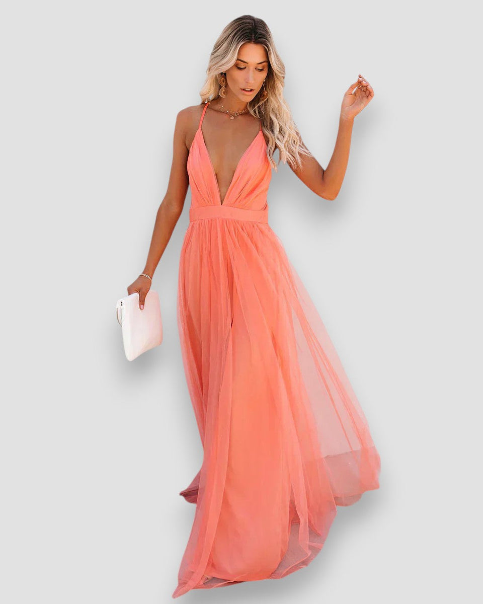 Élanor – Robe Maxi Coastal Bloom