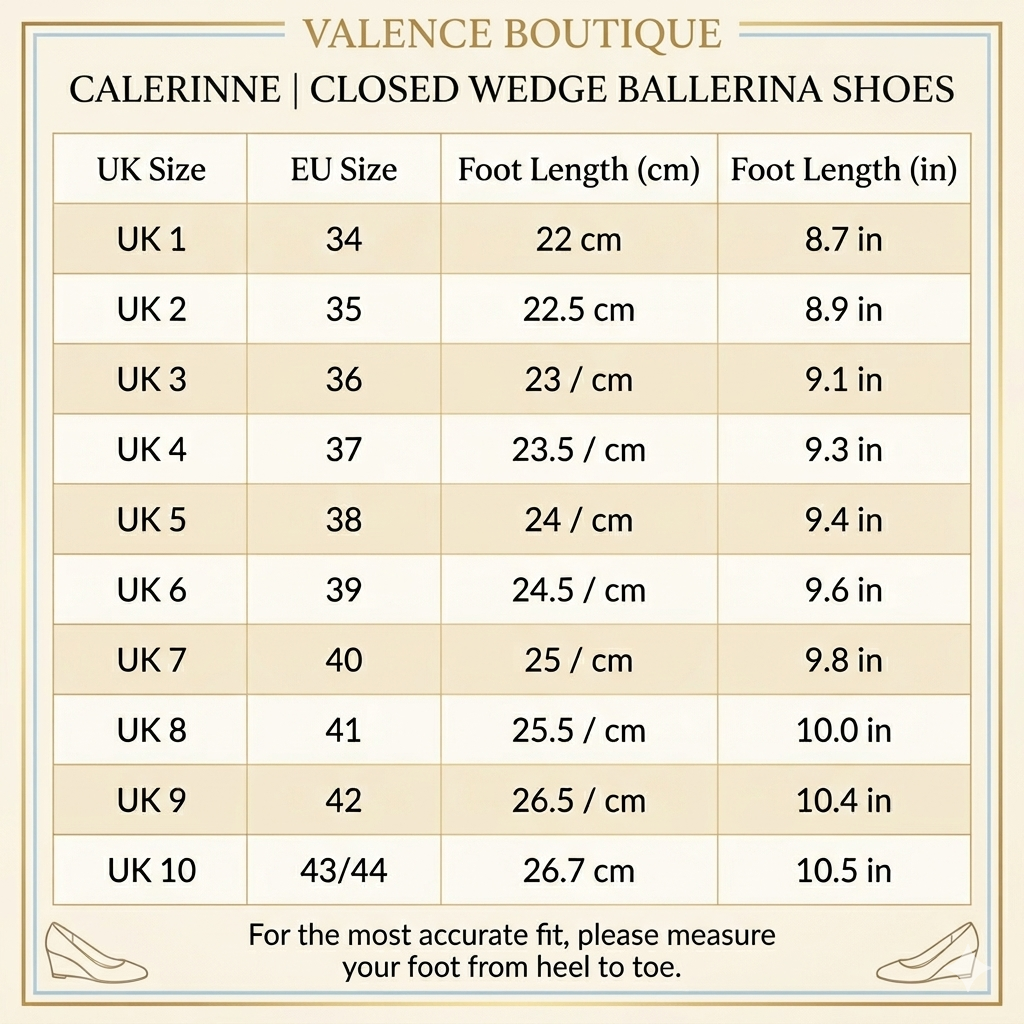 Calerinne | Closed Wedge Ballerina Shoes