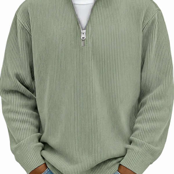 VALENCE | PULL ZIPPÉ CHALEUR LÉGÈRE POUR HOMMES