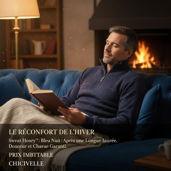 Henry | Sweat à col zippé premium