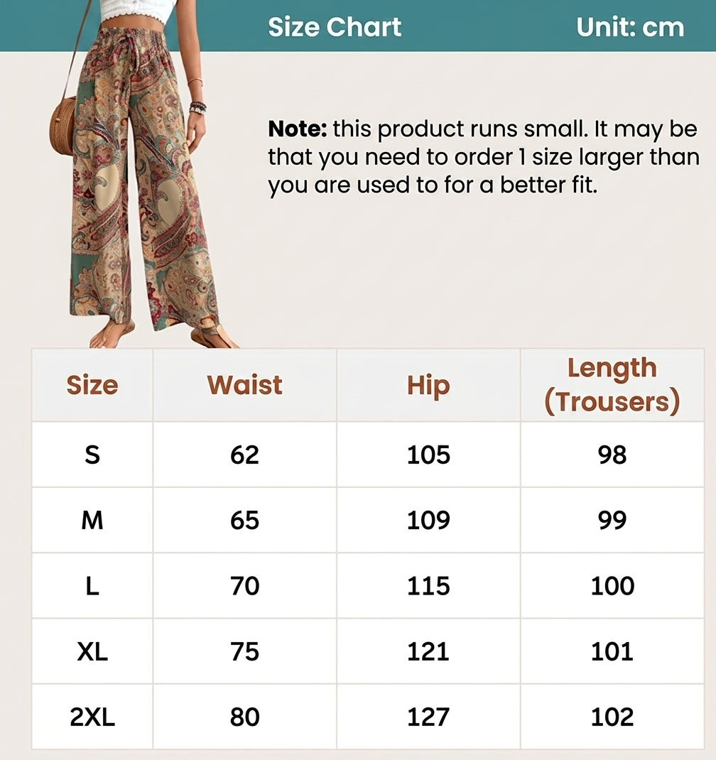 Theia | Boho Paisley Print Summer Trousers