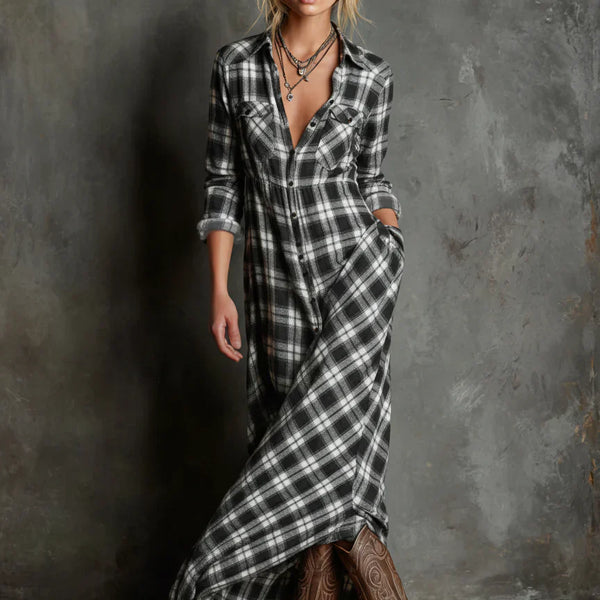 Belmont Row™ | Robe Chemise À Carreaux Classique
