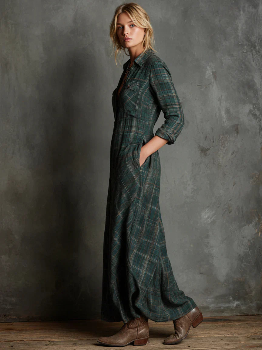 Belmont Row™ | Robe Chemise À Carreaux Classique