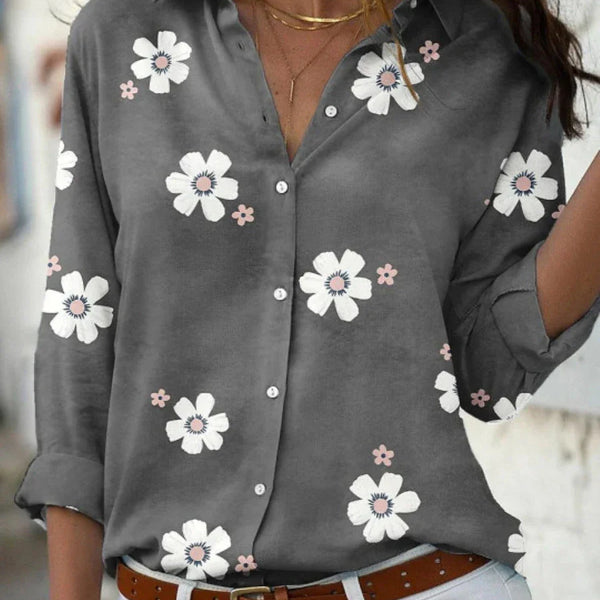 Grace | Soft Floral Blouse – Made to Flatter, Designed to Breathe