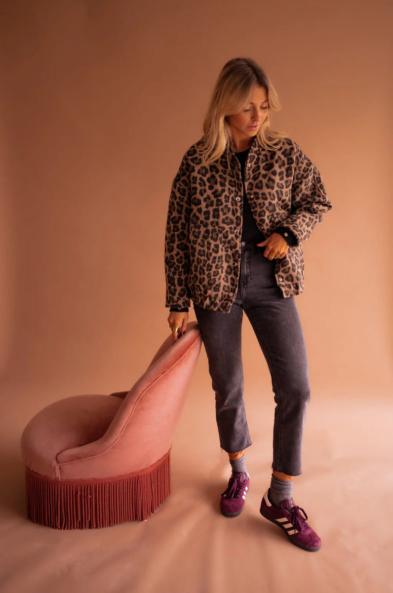Elodie | Veste Tendance Imprimé Léopard