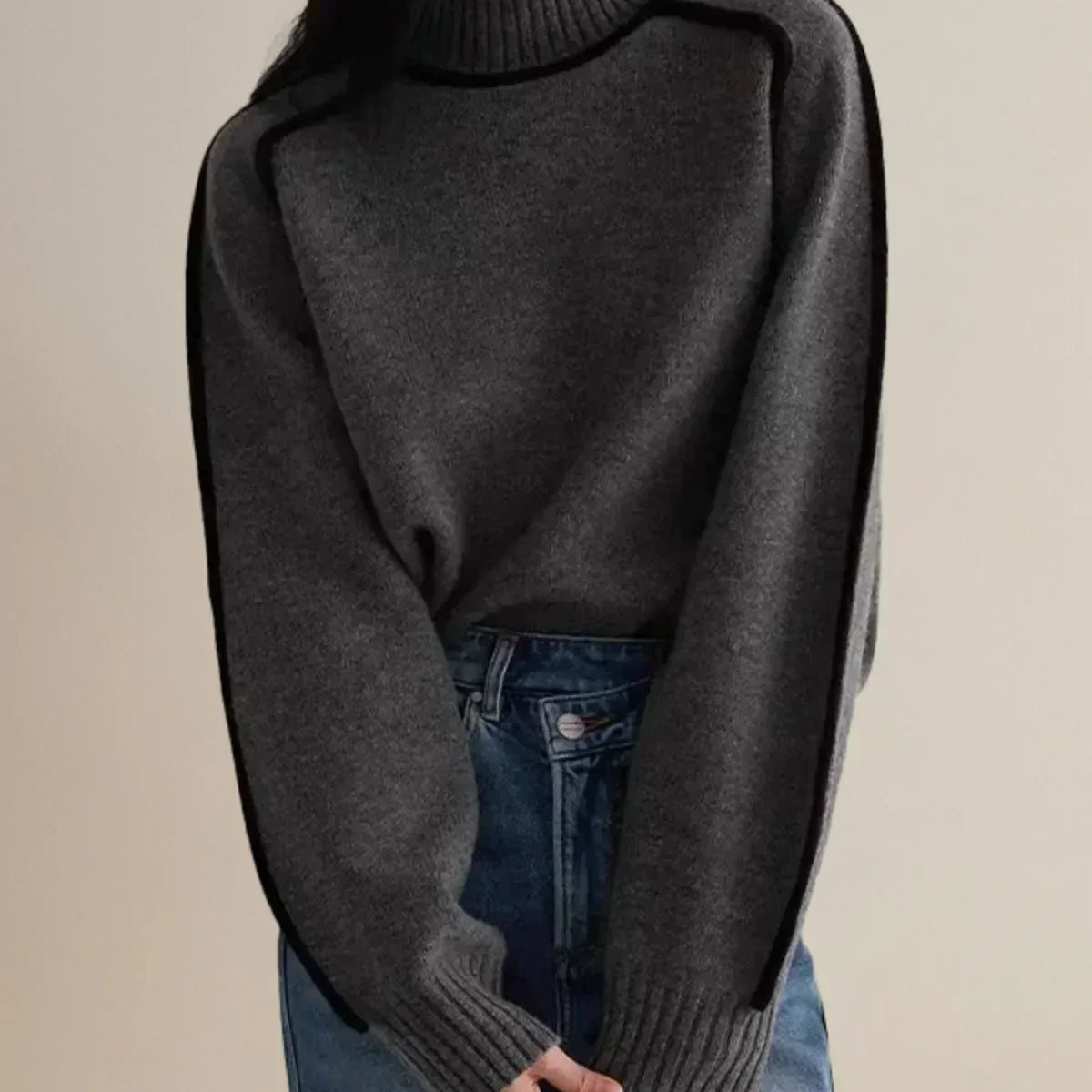 Donna | Pull élégant à col roulé