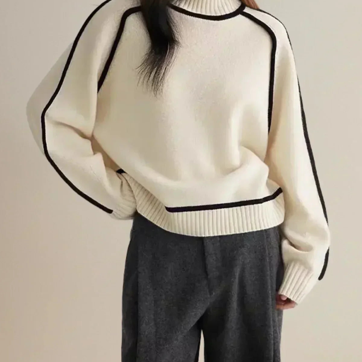 Donna | Pull élégant à col roulé
