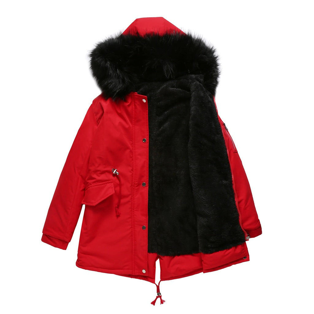 MARINA™ | Parka en Velours Chaud avec Bordure