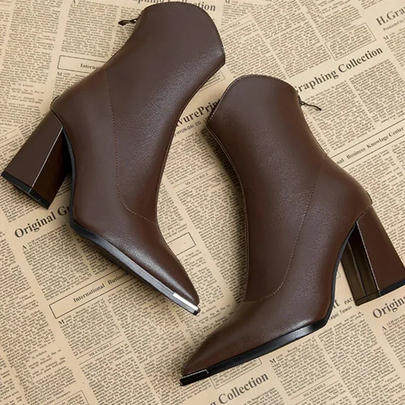 NOX™ - Bottines Chelsea à Embout Chromé