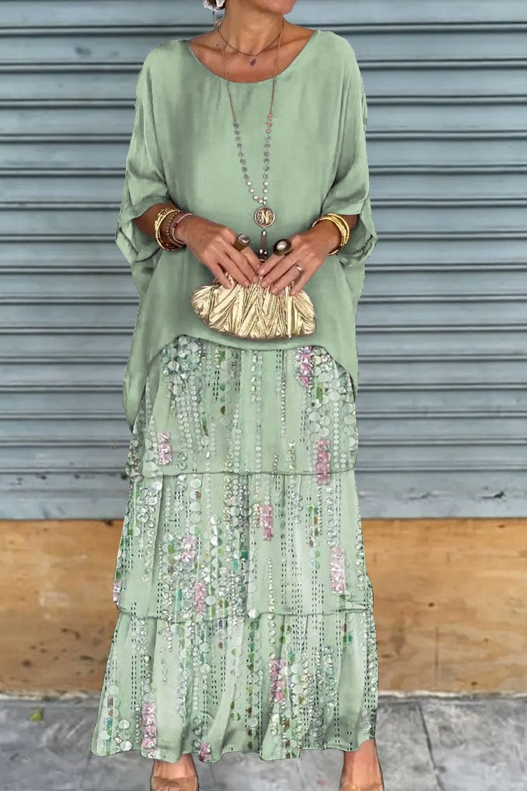 Juliette | Elegant Layered Maxi Dress
