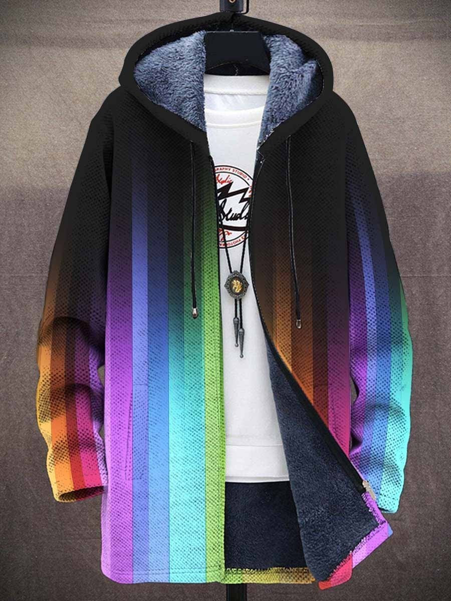 Frances | Sweat à capuche dégradé arc-en-ciel