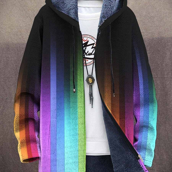Frances | Sweat à capuche dégradé arc-en-ciel