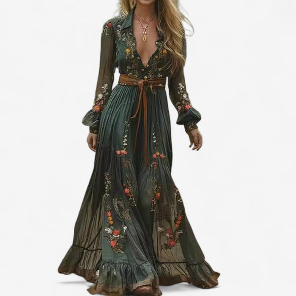 Robe Maxi Brodée Rachel™
