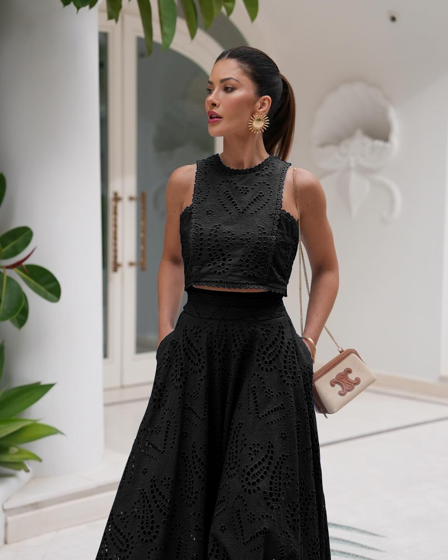 Linda | Robe fluide en dentelle pour femmes