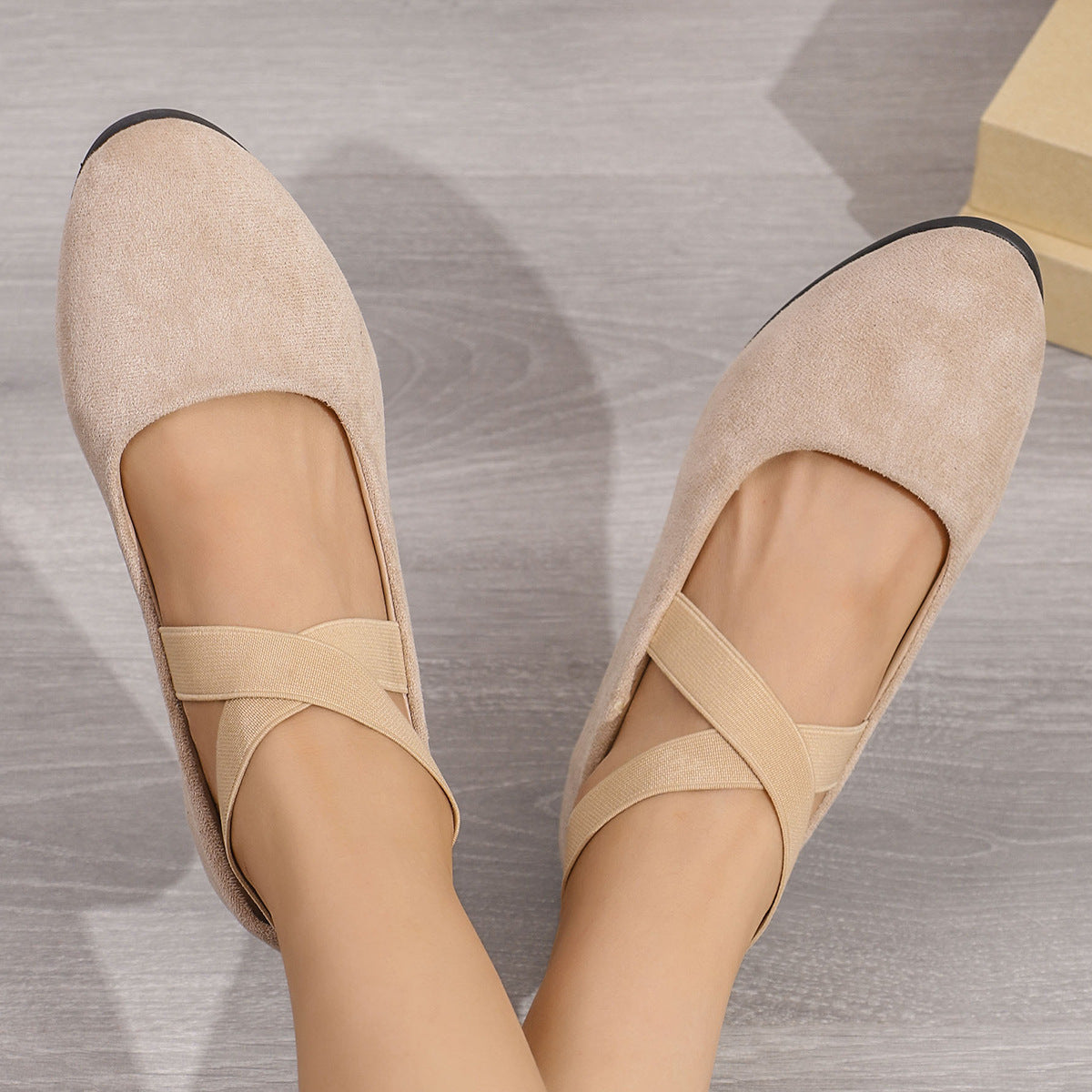 Calerinne | Closed Wedge Ballerina Shoes