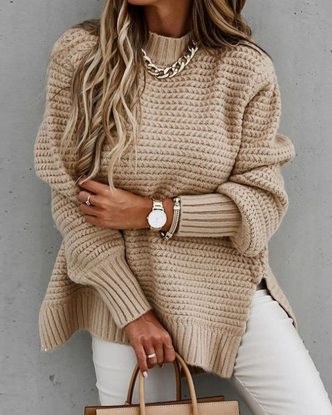 Tessora | Luxe Textured Knit Pullover - Comfort & Elegance