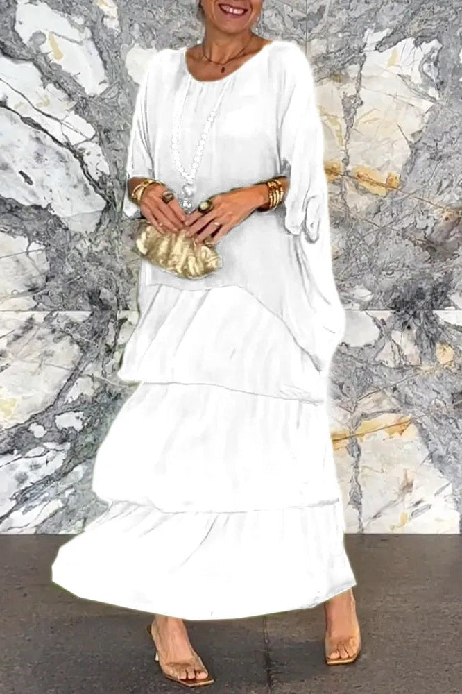 Clara | Elegant Layered Maxi Dress