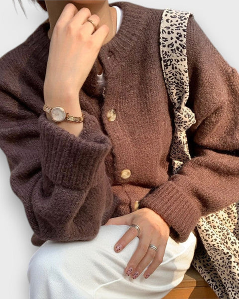 Celore – Cardigan Mocha Chaud