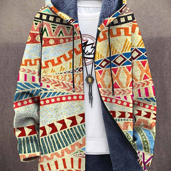 Fabian | Veste à Capuche Motif Boho