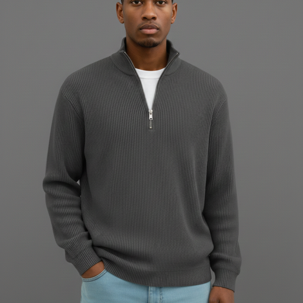 VALENCE | PULL ZIPPÉ CHALEUR LÉGÈRE POUR HOMMES