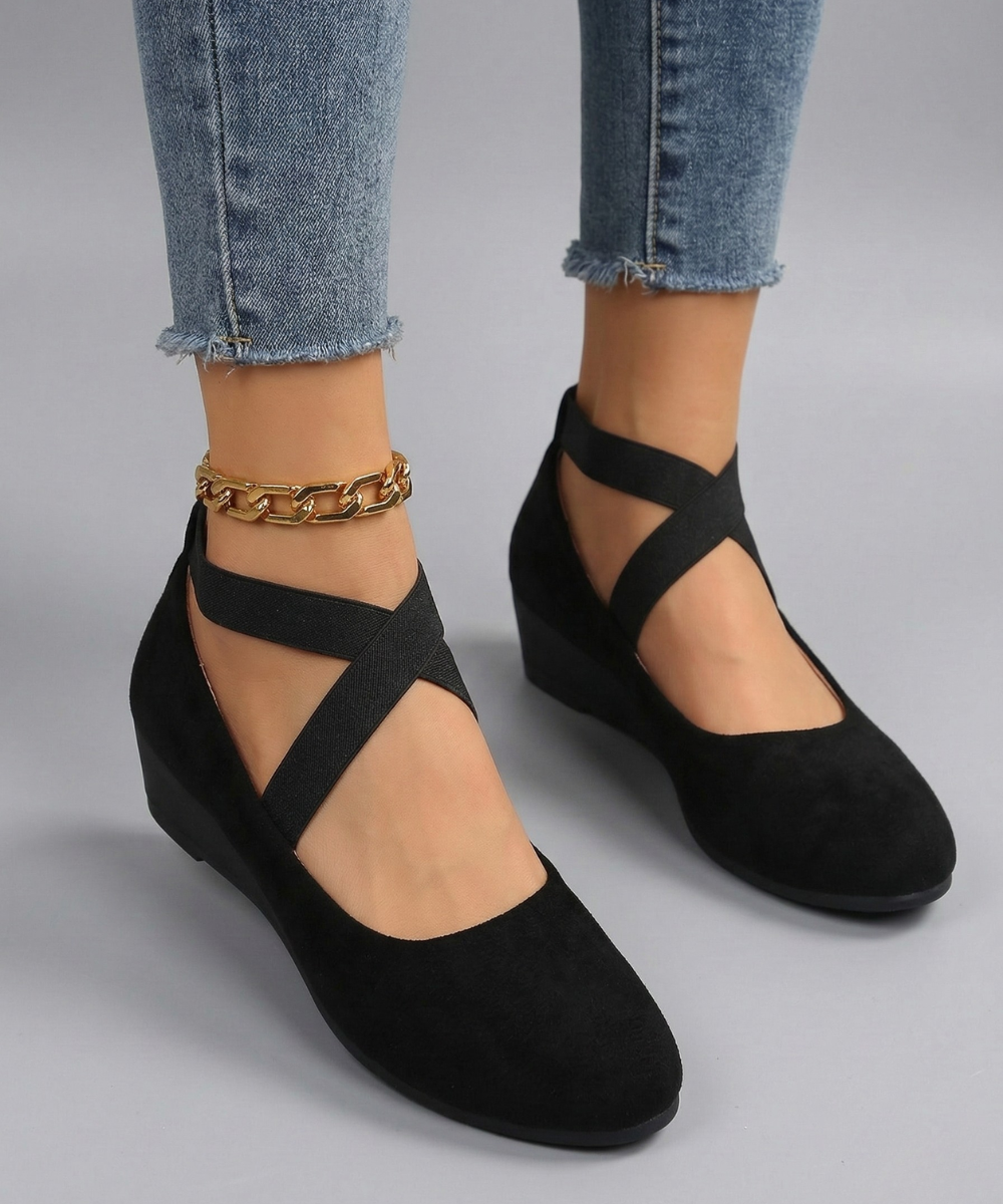 Calerinne | Closed Wedge Ballerina Shoes