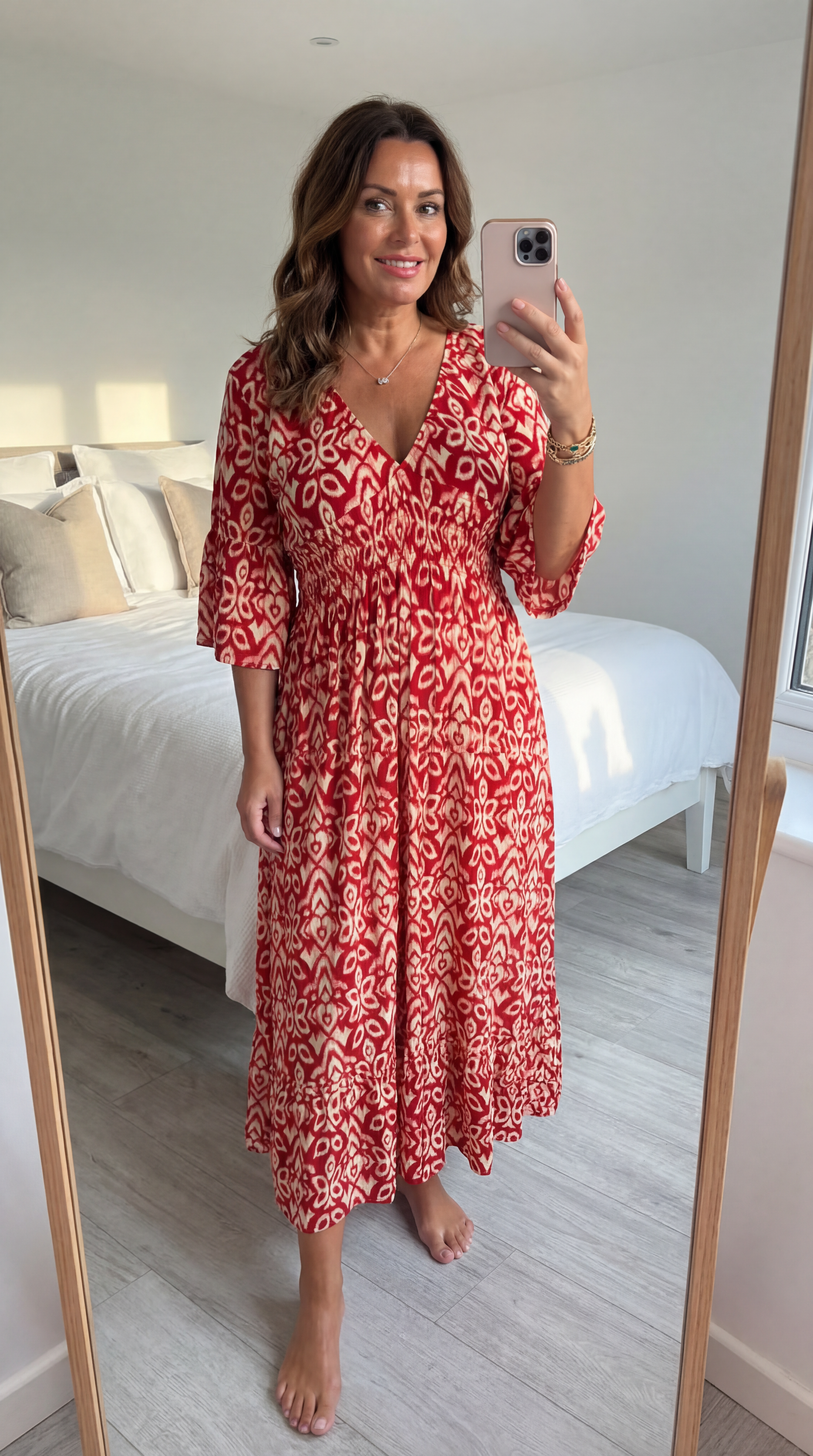 Selene | Bohemian Midi Dress