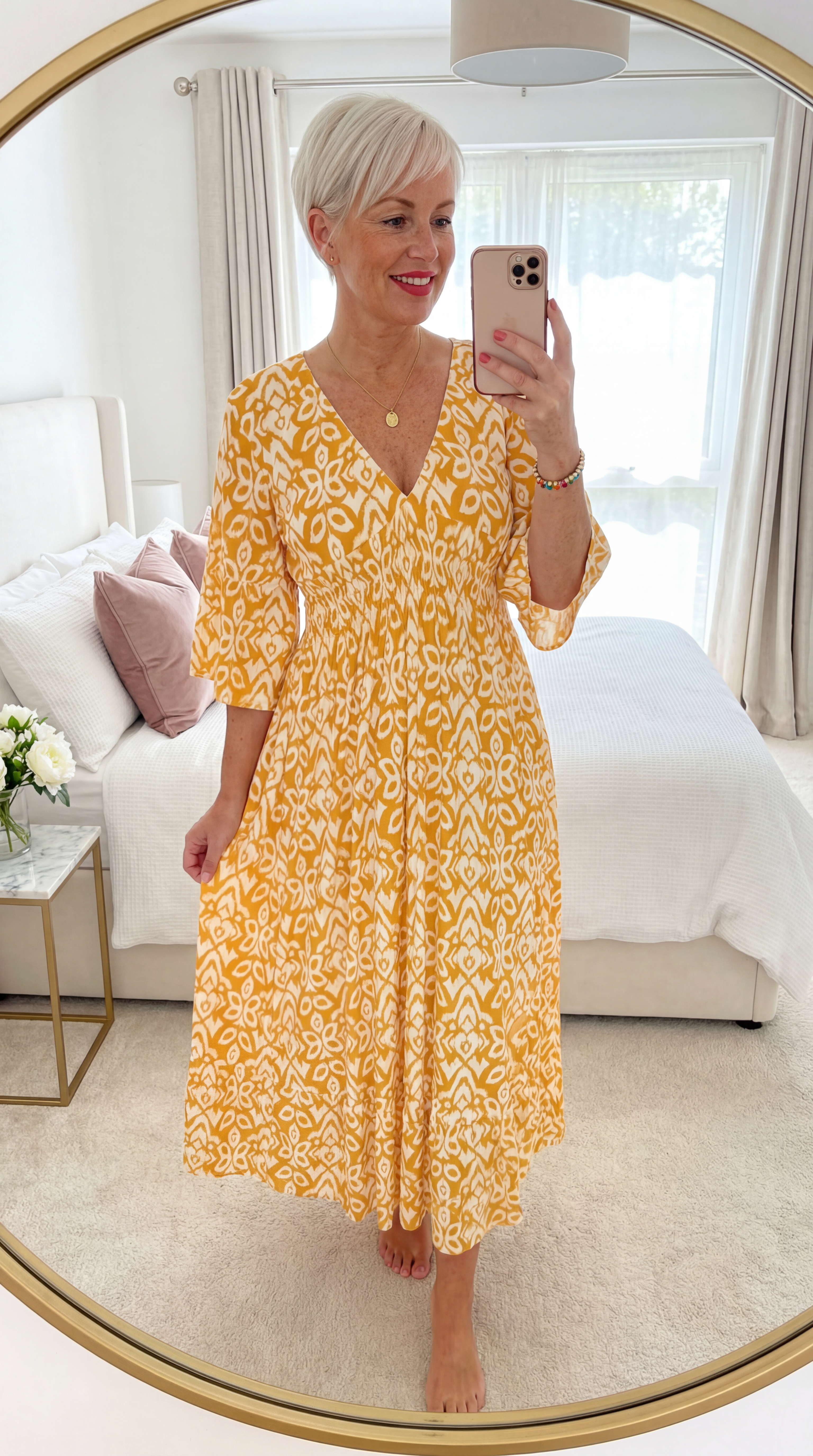 Selene | Bohemian Midi Dress