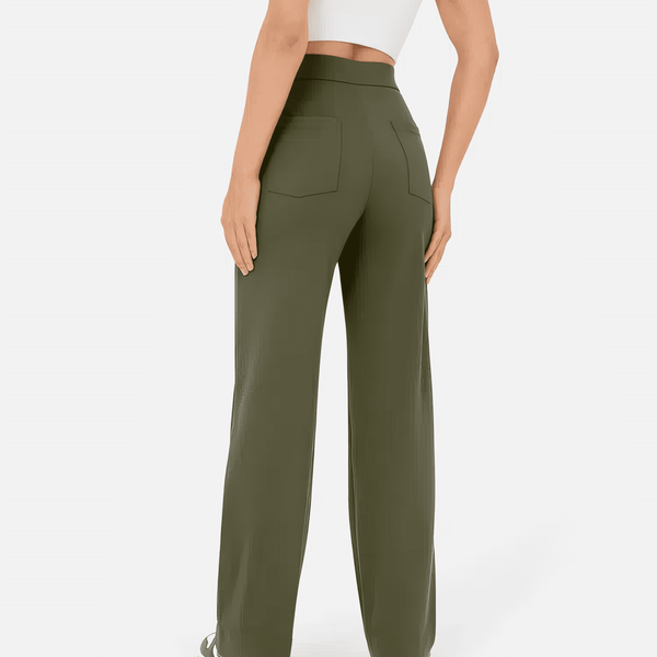 Marjorie | High-Waist Stretch & No-Pill Trouser – Timeless Confidence