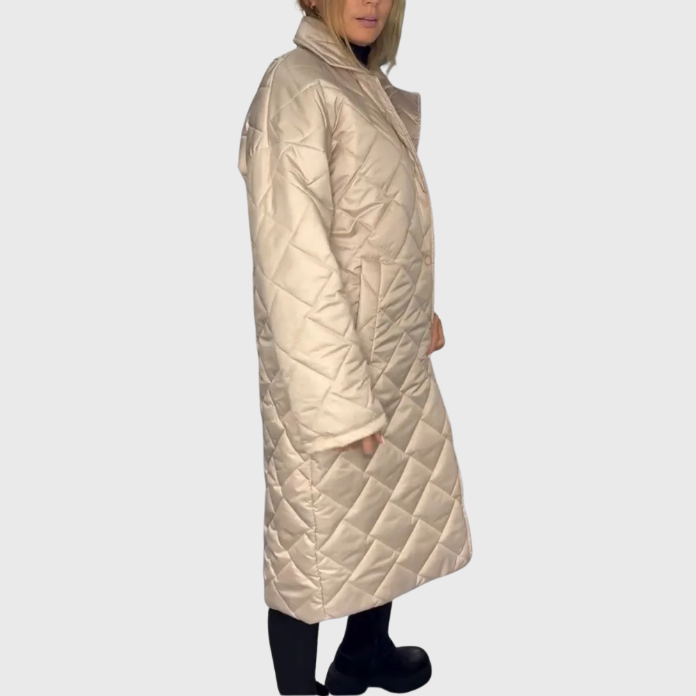 Manteau réversible matelassé