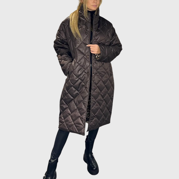 Manteau réversible matelassé