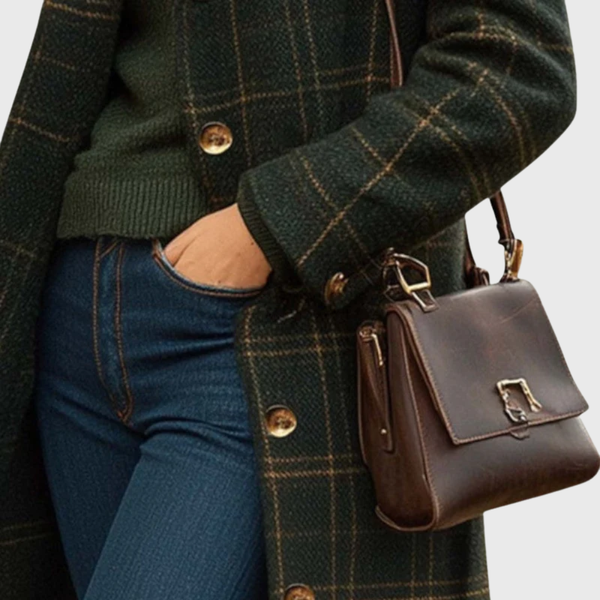 Marwell | Manteau en Laine Mélangée Chaud