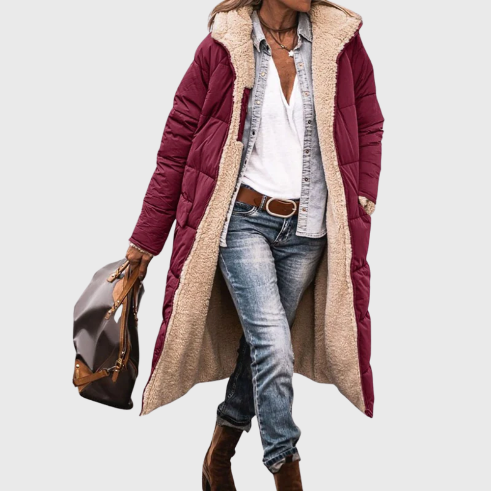 Fairford | Manteau Puffer Réversible Doublé en Laine