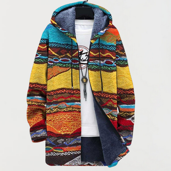 Elena | Sweat à capuche Art Tribal
