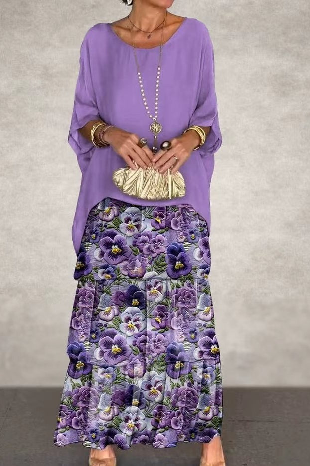 Amélie | Elegant Layered Maxi Dress