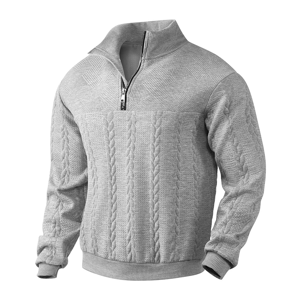 Henry | Sweat à col zippé premium