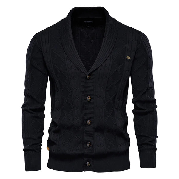 CHICIVELLE | Cardigan pour Hommes avec Fermeture à Boutons