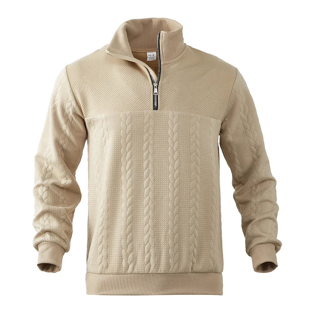 Henry | Sweat à col zippé premium