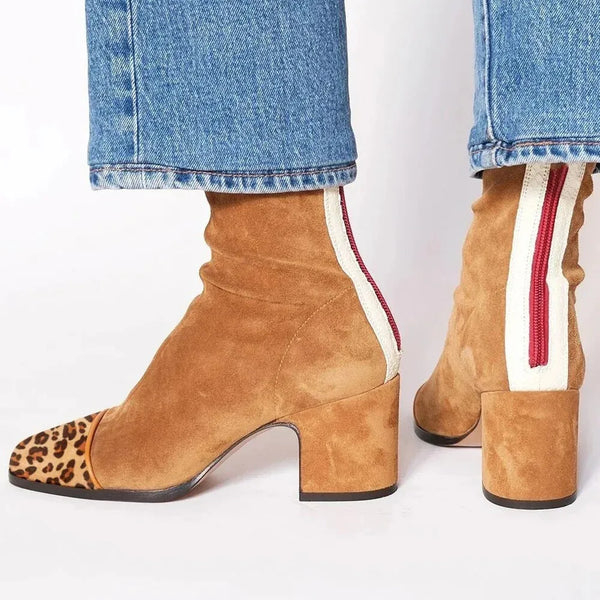 Victoria | Bottines à talon carré