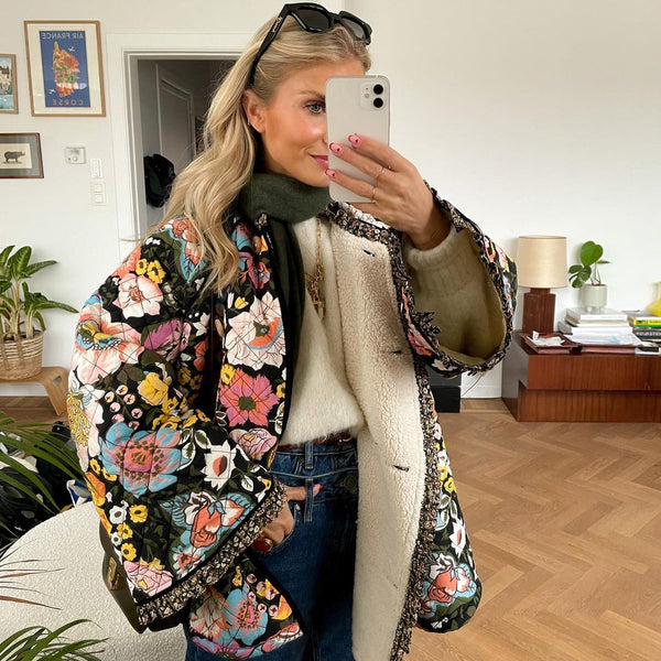 NICOLE™ - Veste Imprimée Tendance