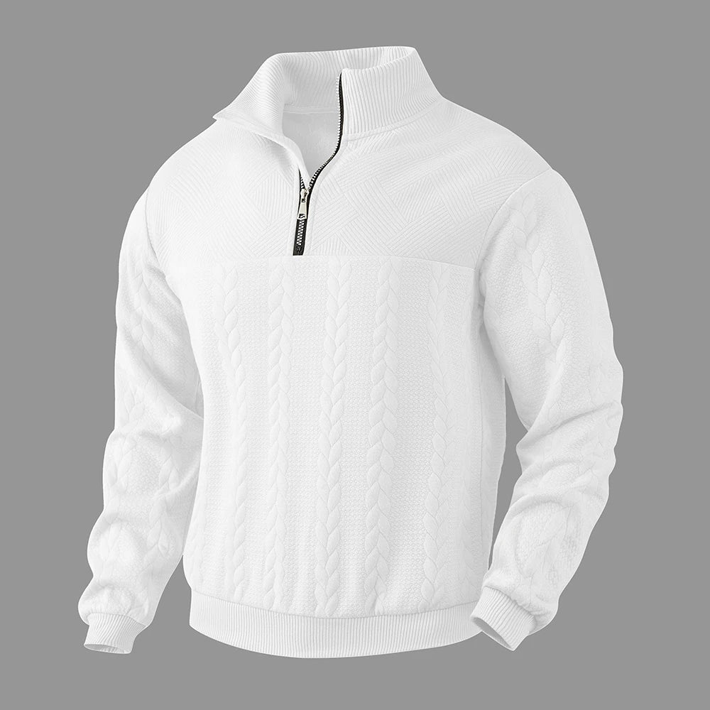 Henry | Sweat à col zippé premium